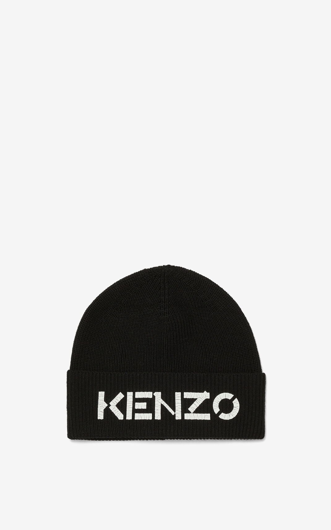 Bonnet Kenzo Femme Logo knit Noir DTYIL-6083